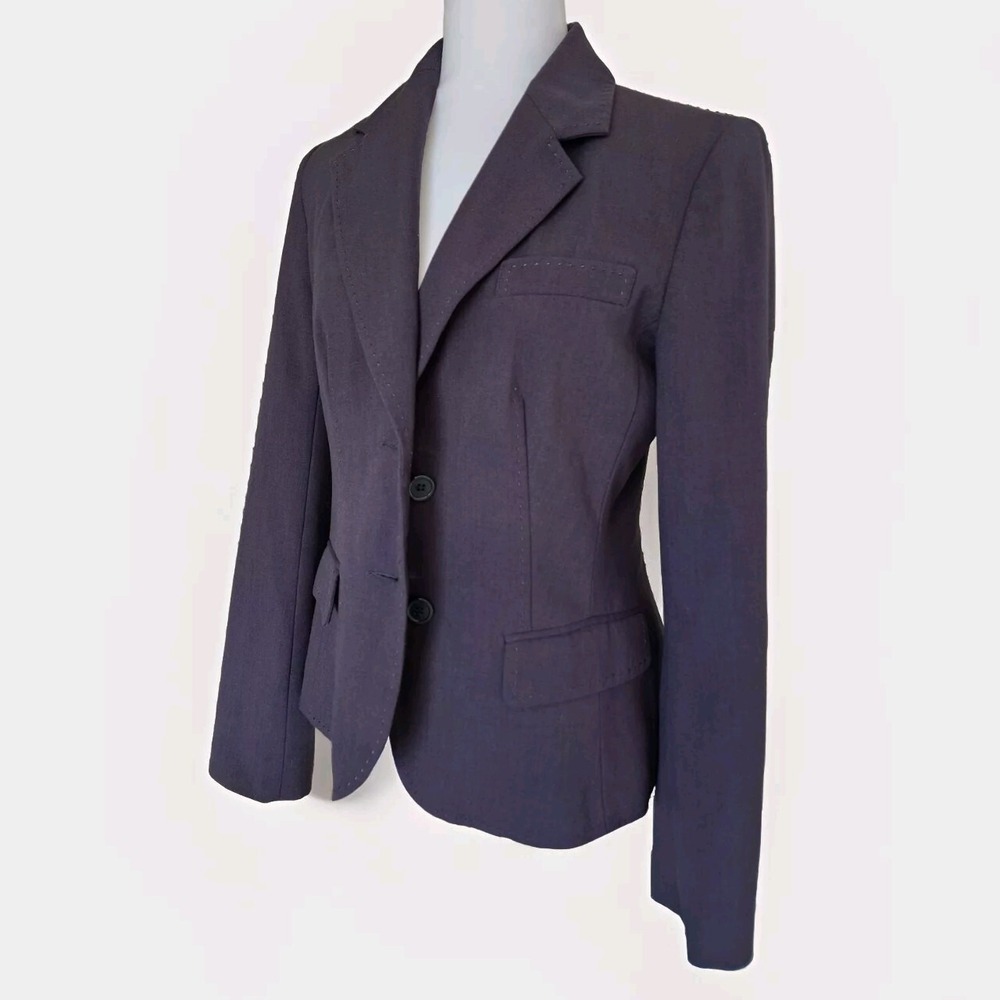 The Limited Women's Blazer Dark Gray Size 6 Two Buttons